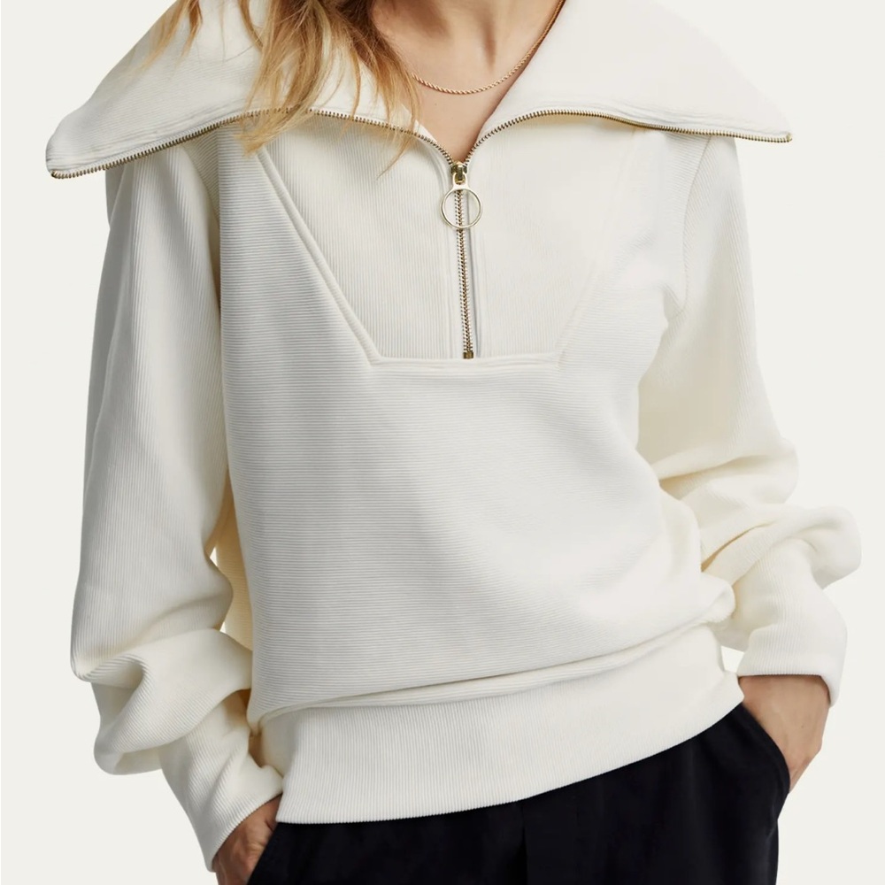 Varley Vine Oversized 1/2-Zip Pullover Sweatshirt